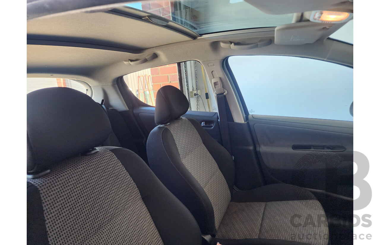 12/2010 Peugeot 207 XT MY10 5d Hatchback Black 1.6L