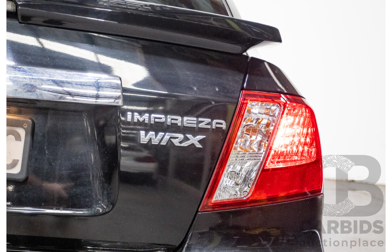 05/2010 Subaru Impreza WRX Club Spec 10 (AWD) MY10 4D Sedan Obsidian Black Turbo 2.5L