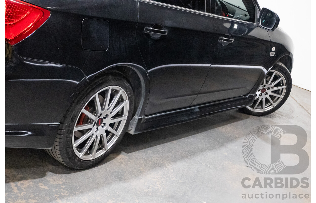 05/2010 Subaru Impreza WRX Club Spec 10 (AWD) MY10 4D Sedan Obsidian Black Turbo 2.5L