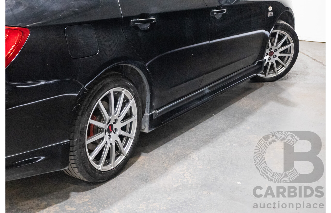 05/2010 Subaru Impreza WRX Club Spec 10 (AWD) MY10 4D Sedan Obsidian Black Turbo 2.5L