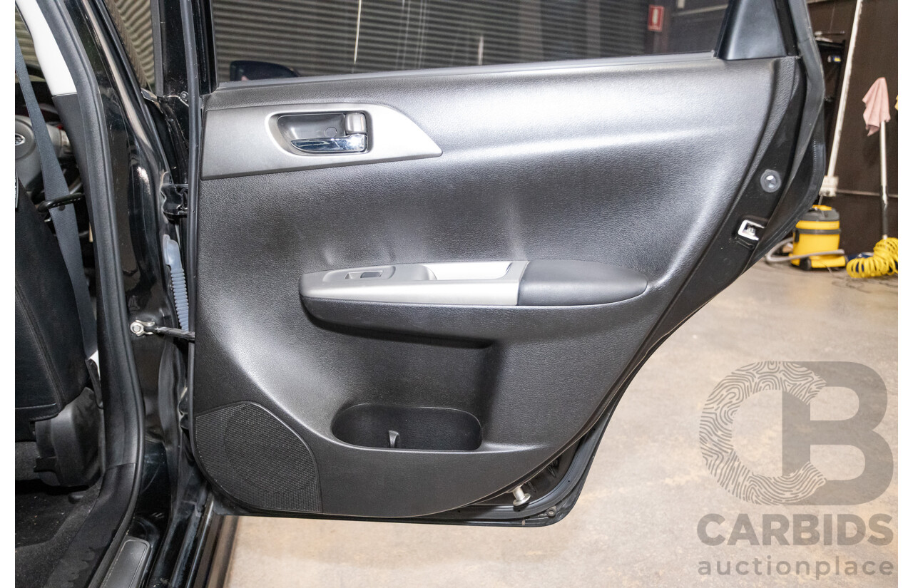 05/2010 Subaru Impreza WRX Club Spec 10 (AWD) MY10 4D Sedan Obsidian Black Turbo 2.5L