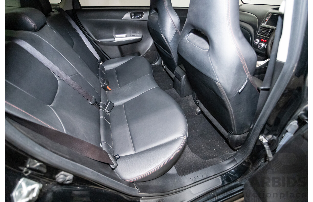 05/2010 Subaru Impreza WRX Club Spec 10 (AWD) MY10 4D Sedan Obsidian Black Turbo 2.5L