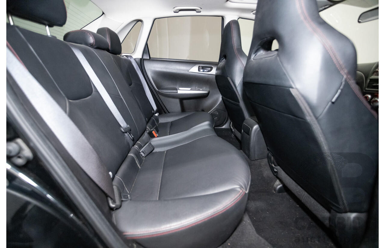 05/2010 Subaru Impreza WRX Club Spec 10 (AWD) MY10 4D Sedan Obsidian Black Turbo 2.5L