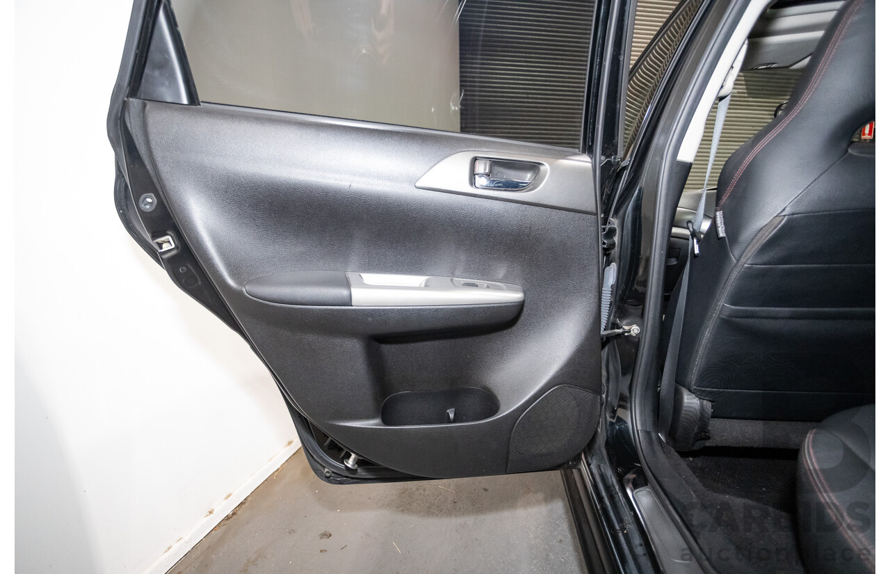 05/2010 Subaru Impreza WRX Club Spec 10 (AWD) MY10 4D Sedan Obsidian Black Turbo 2.5L