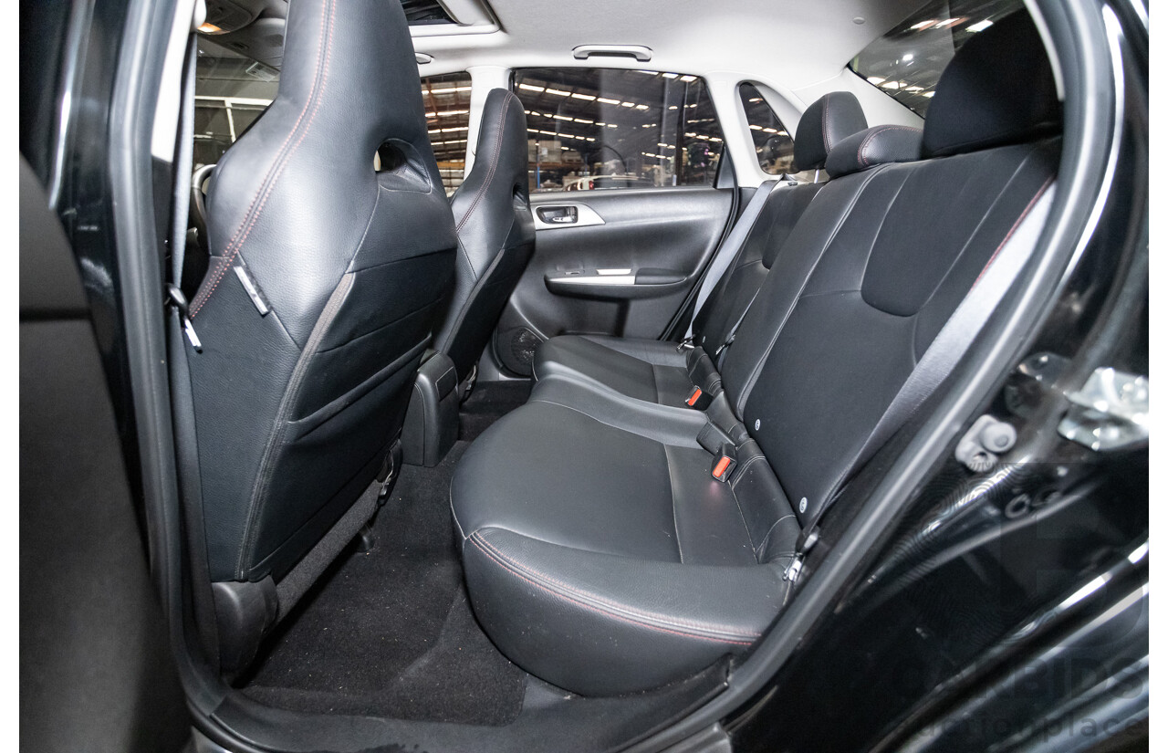 05/2010 Subaru Impreza WRX Club Spec 10 (AWD) MY10 4D Sedan Obsidian Black Turbo 2.5L