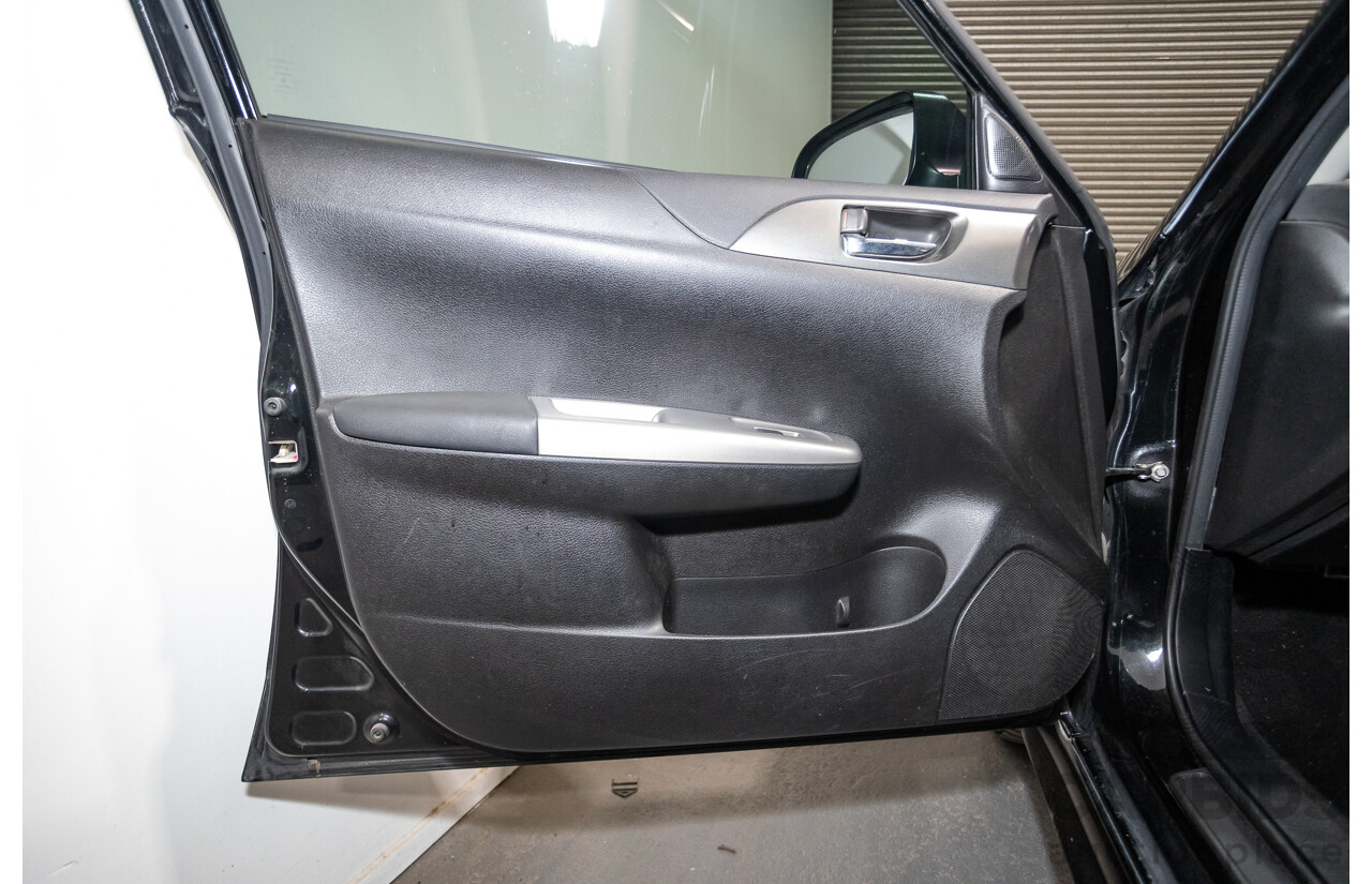 05/2010 Subaru Impreza WRX Club Spec 10 (AWD) MY10 4D Sedan Obsidian Black Turbo 2.5L