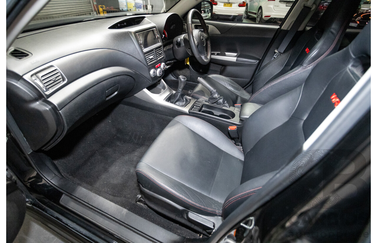 05/2010 Subaru Impreza WRX Club Spec 10 (AWD) MY10 4D Sedan Obsidian Black Turbo 2.5L