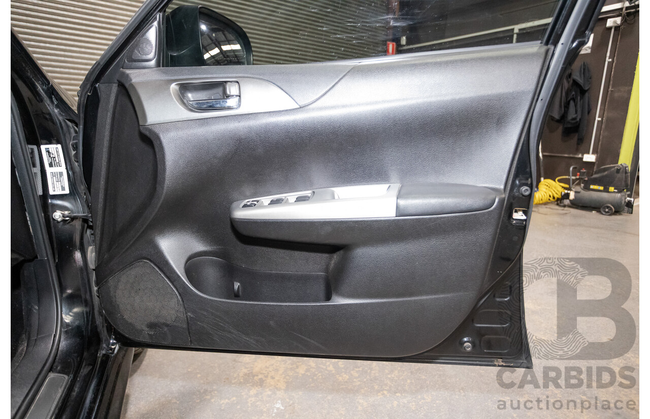 05/2010 Subaru Impreza WRX Club Spec 10 (AWD) MY10 4D Sedan Obsidian Black Turbo 2.5L