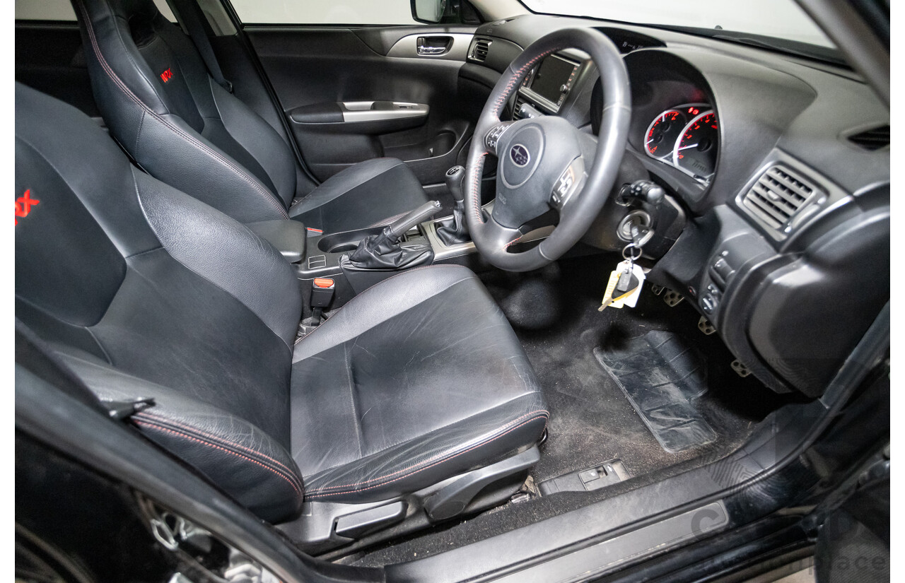 05/2010 Subaru Impreza WRX Club Spec 10 (AWD) MY10 4D Sedan Obsidian Black Turbo 2.5L