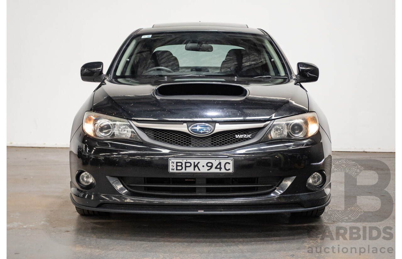 05/2010 Subaru Impreza WRX Club Spec 10 (AWD) MY10 4D Sedan Obsidian Black Turbo 2.5L