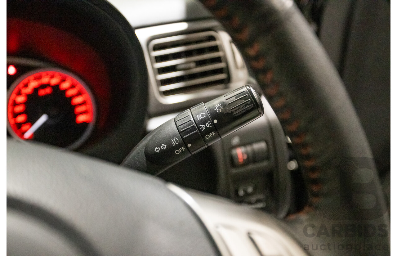 05/2010 Subaru Impreza WRX Club Spec 10 (AWD) MY10 4D Sedan Obsidian Black Turbo 2.5L