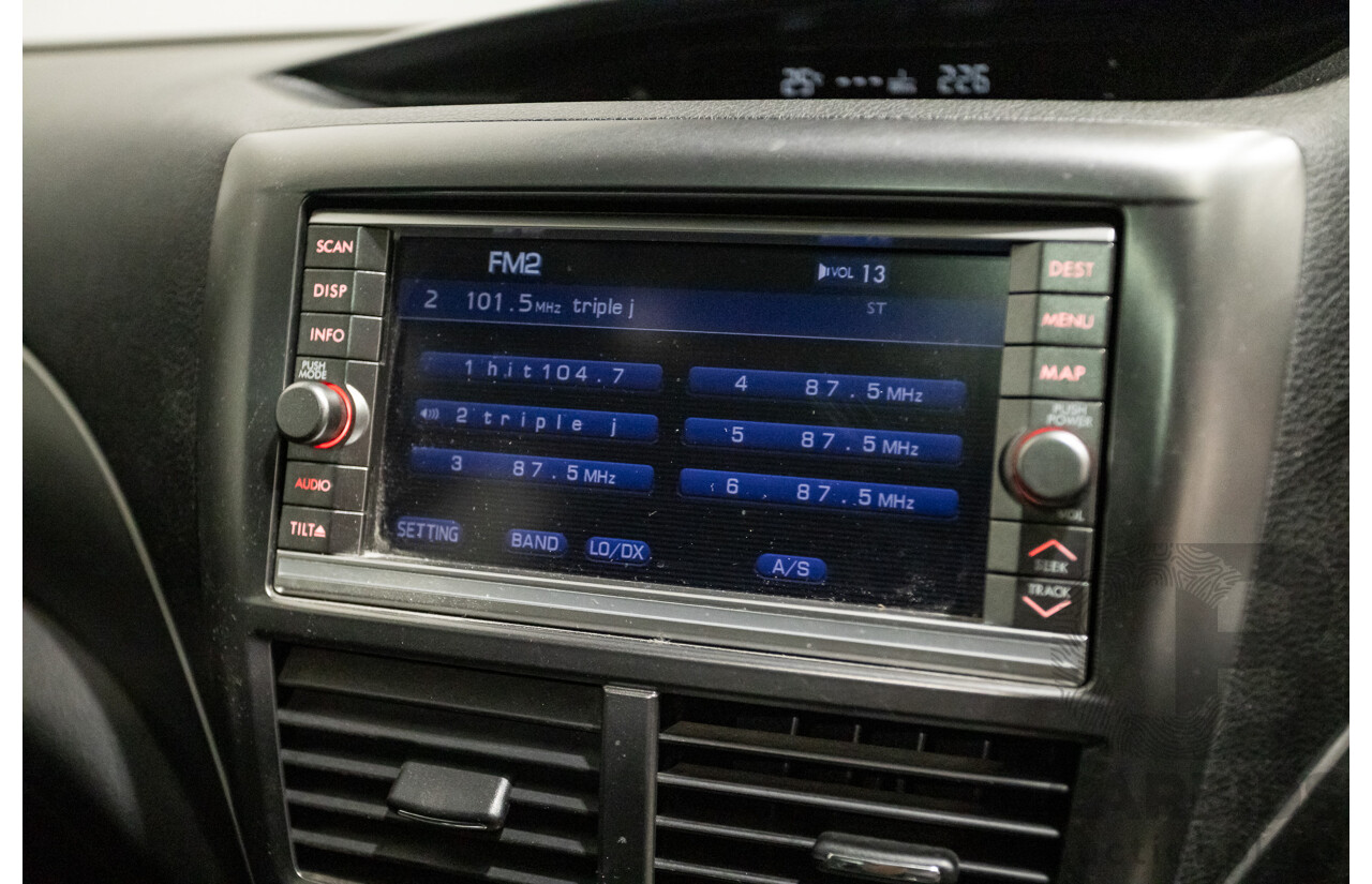 05/2010 Subaru Impreza WRX Club Spec 10 (AWD) MY10 4D Sedan Obsidian Black Turbo 2.5L