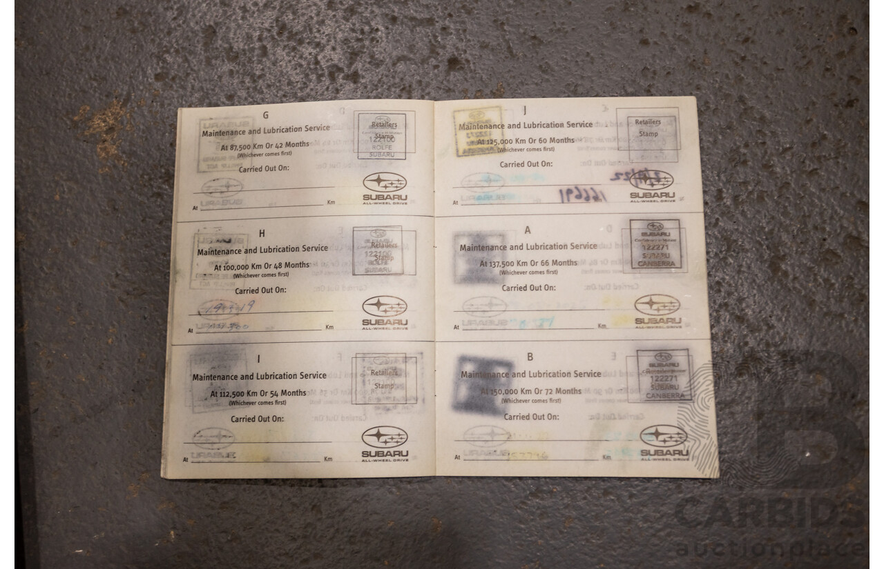 05/2010 Subaru Impreza WRX Club Spec 10 (AWD) MY10 4D Sedan Obsidian Black Turbo 2.5L