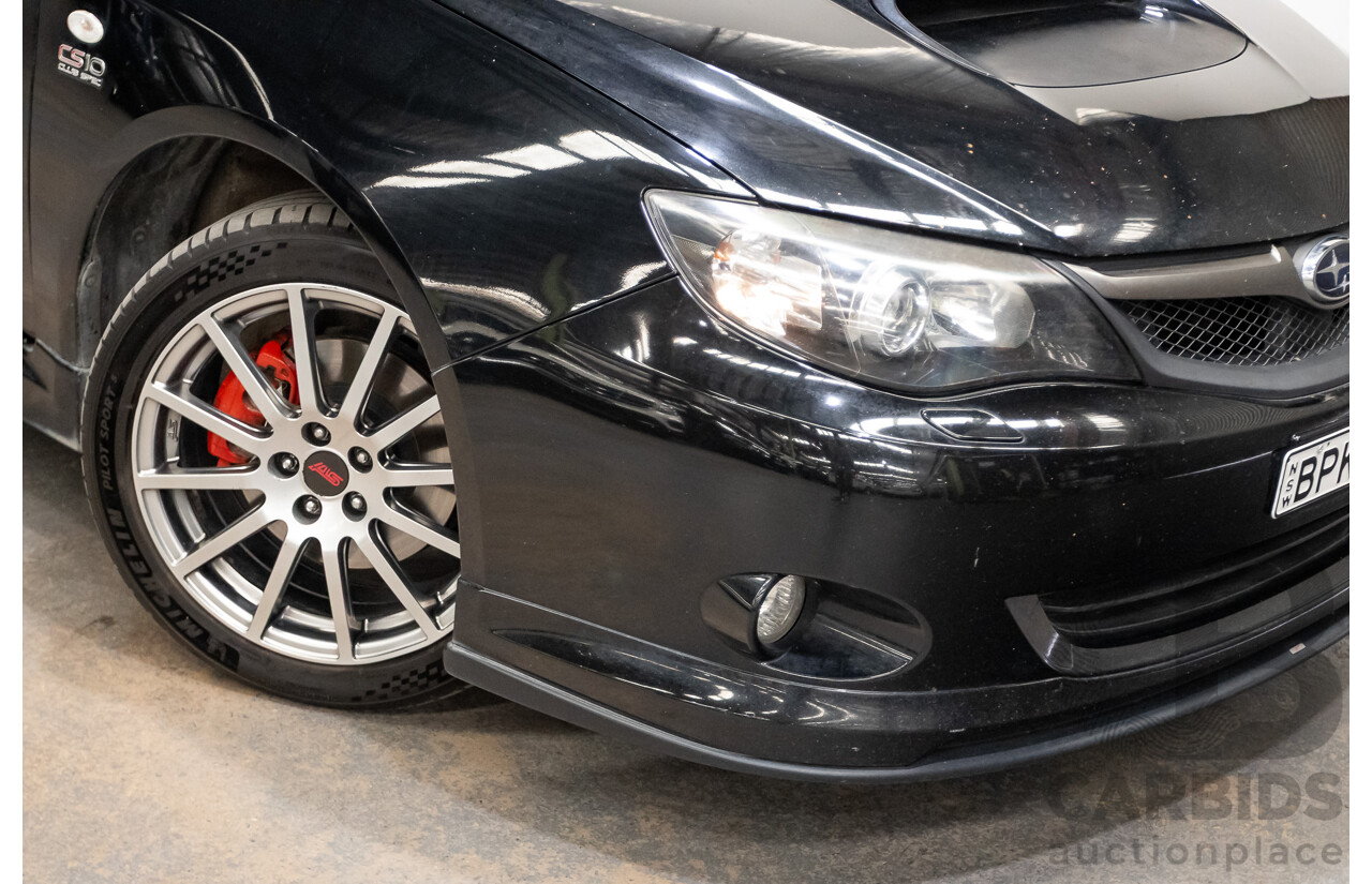05/2010 Subaru Impreza WRX Club Spec 10 (AWD) MY10 4D Sedan Obsidian Black Turbo 2.5L