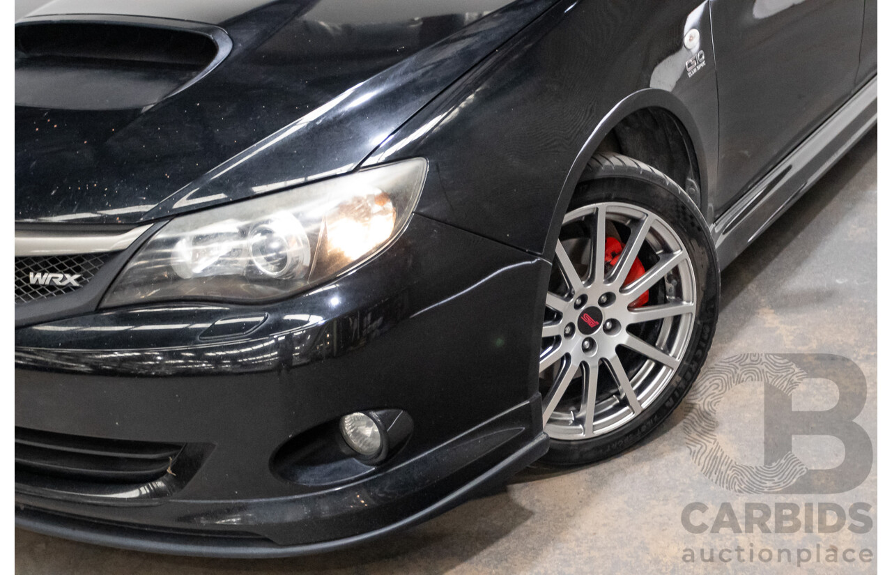 05/2010 Subaru Impreza WRX Club Spec 10 (AWD) MY10 4D Sedan Obsidian Black Turbo 2.5L
