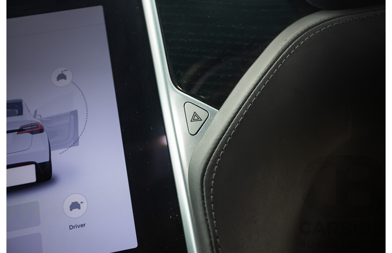 11/2016 Tesla Model X 90D (AWD) 75XB MY17 4d Wagon Pearl White Dedicated Electric EV 315kw - 7 Seater