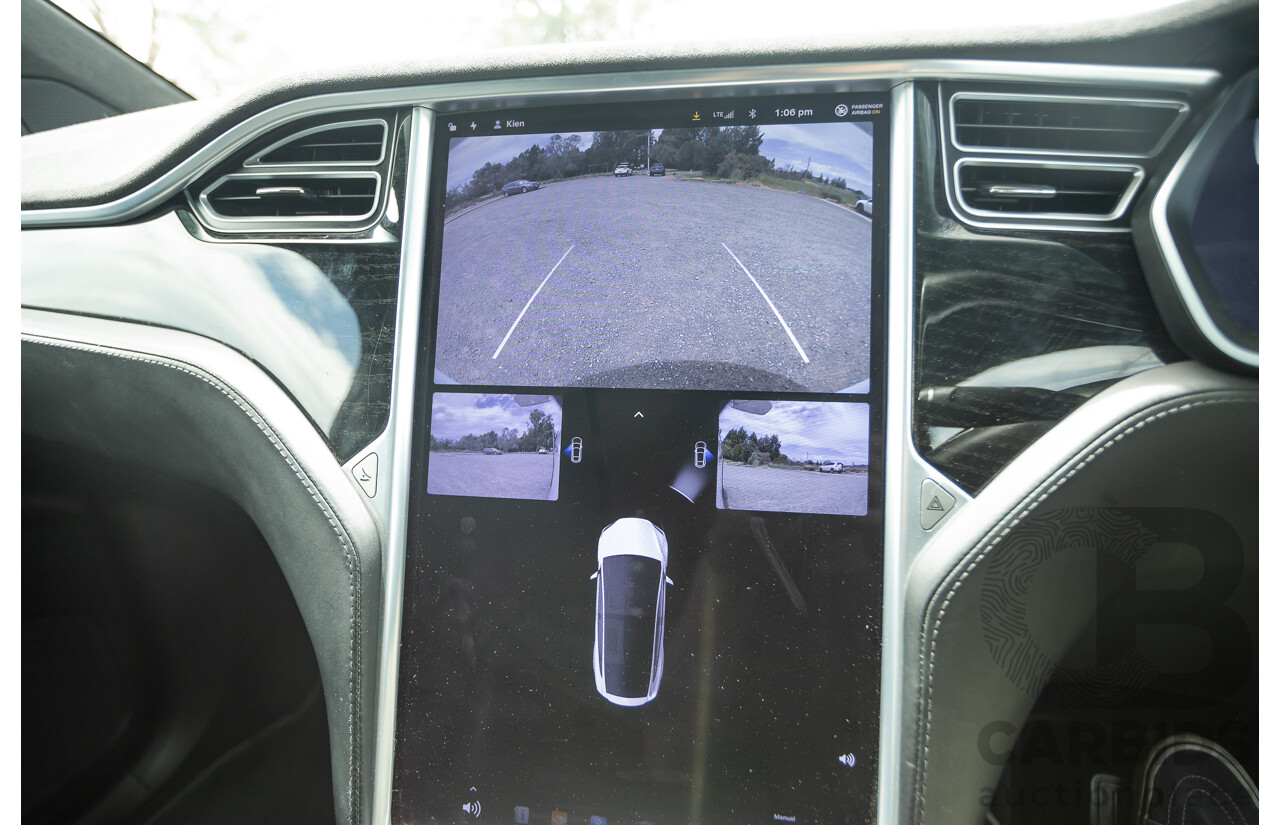 11/2016 Tesla Model X 90D (AWD) 75XB MY17 4d Wagon Pearl White Dedicated Electric EV 315kw - 7 Seater