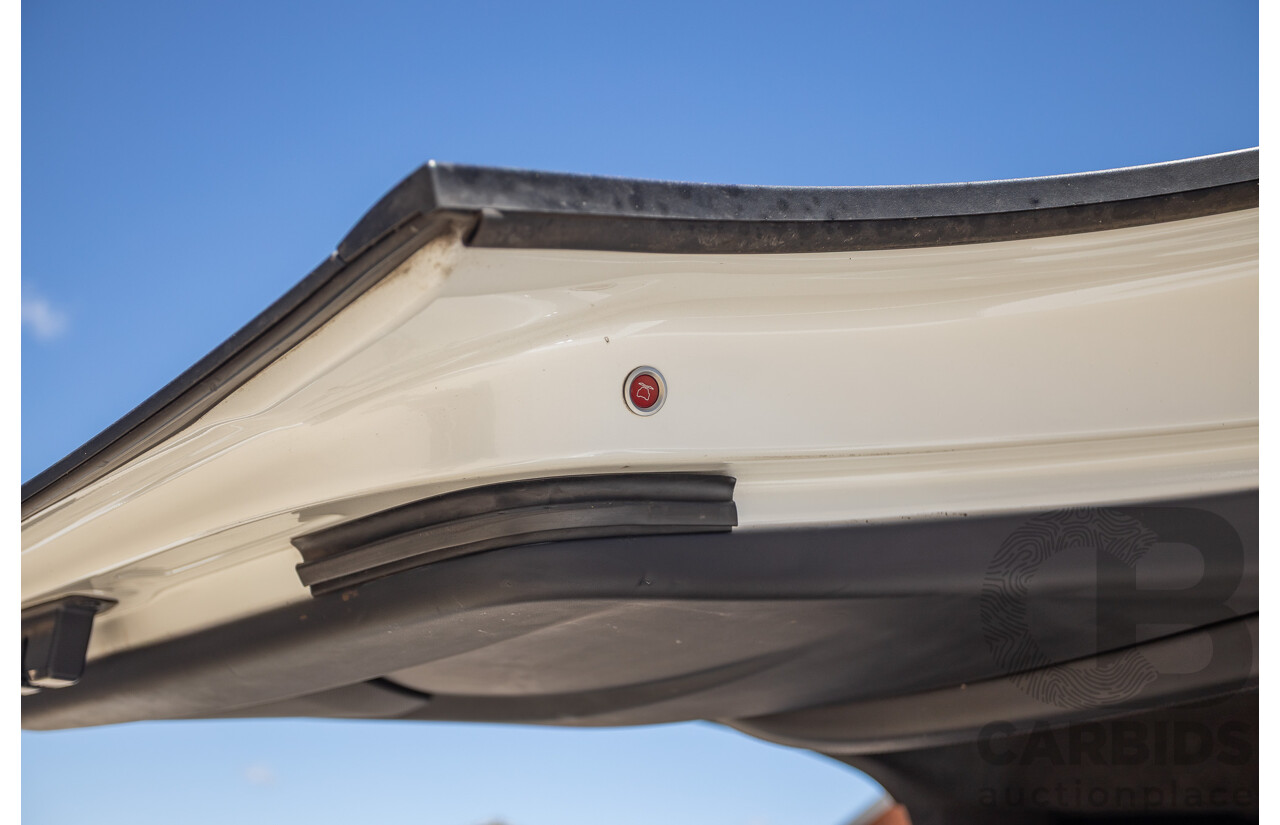 11/2016 Tesla Model X 90D (AWD) 75XB MY17 4d Wagon Pearl White Dedicated Electric EV 315kw - 7 Seater