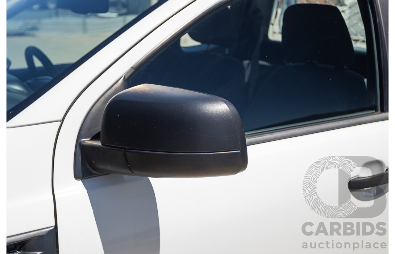 4/2014 Ford Ranger XL HI-RIDER (4x2) RWD PX Super Cab Cool White Turbo Diesel 2.2L