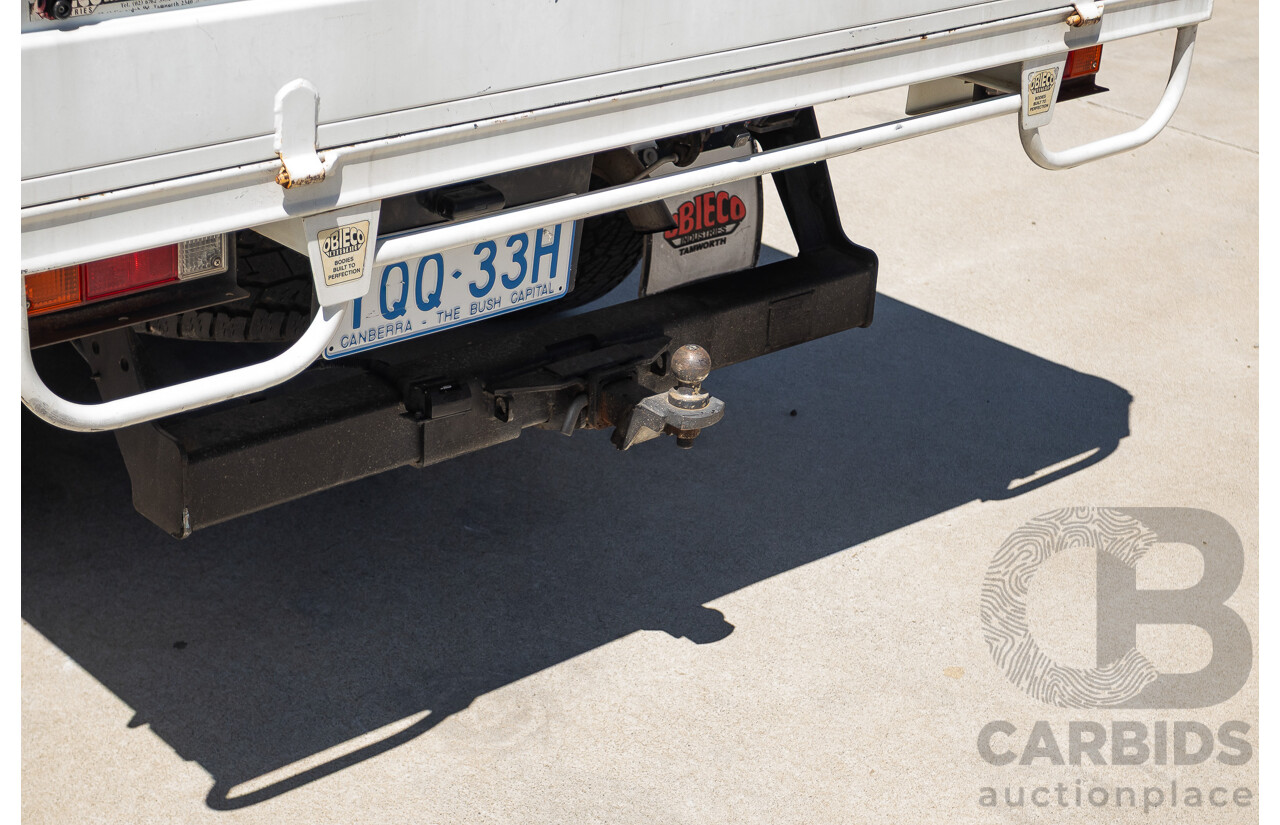 4/2014 Ford Ranger XL HI-RIDER (4x2) RWD PX Super Cab Cool White Turbo Diesel 2.2L