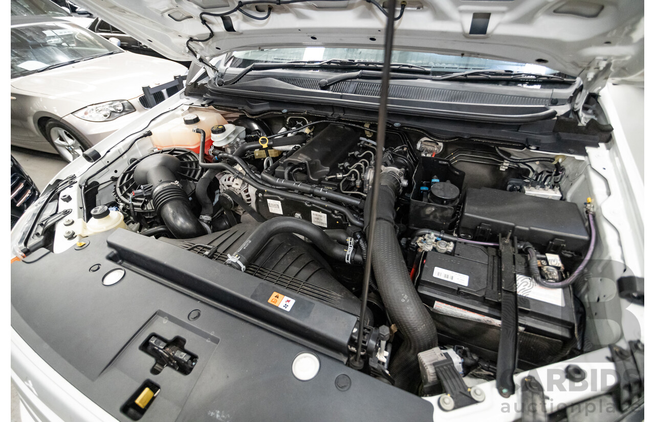 4/2014 Ford Ranger XL HI-RIDER (4x2) RWD PX Super Cab Cool White Turbo Diesel 2.2L