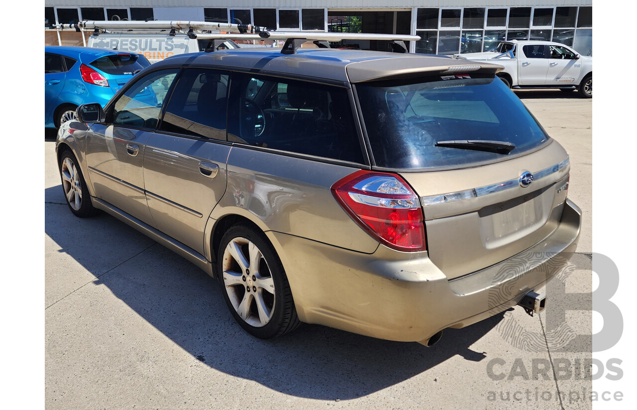 12/2007 Subaru Liberty 2.5i MY07 4d Wagon Gold 2.5L