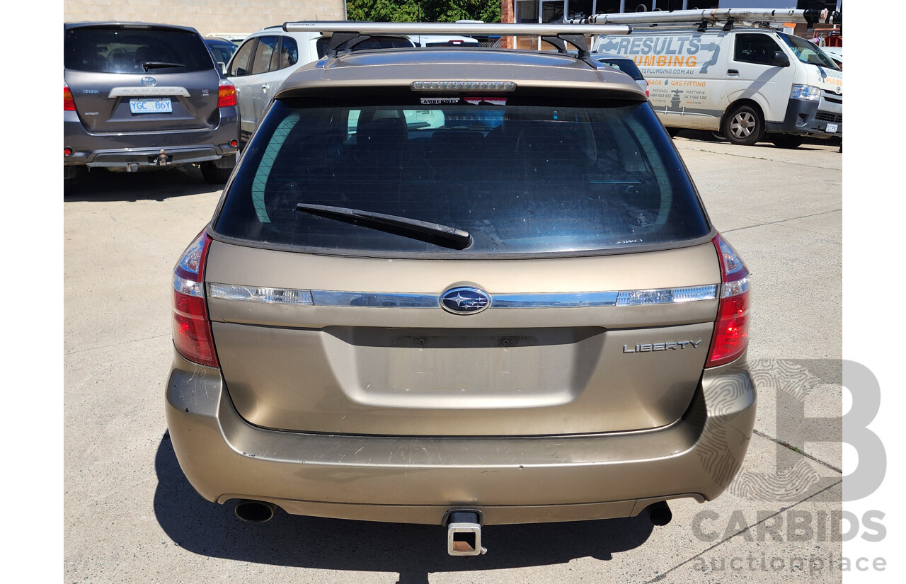 12/2007 Subaru Liberty 2.5i MY07 4d Wagon Gold 2.5L