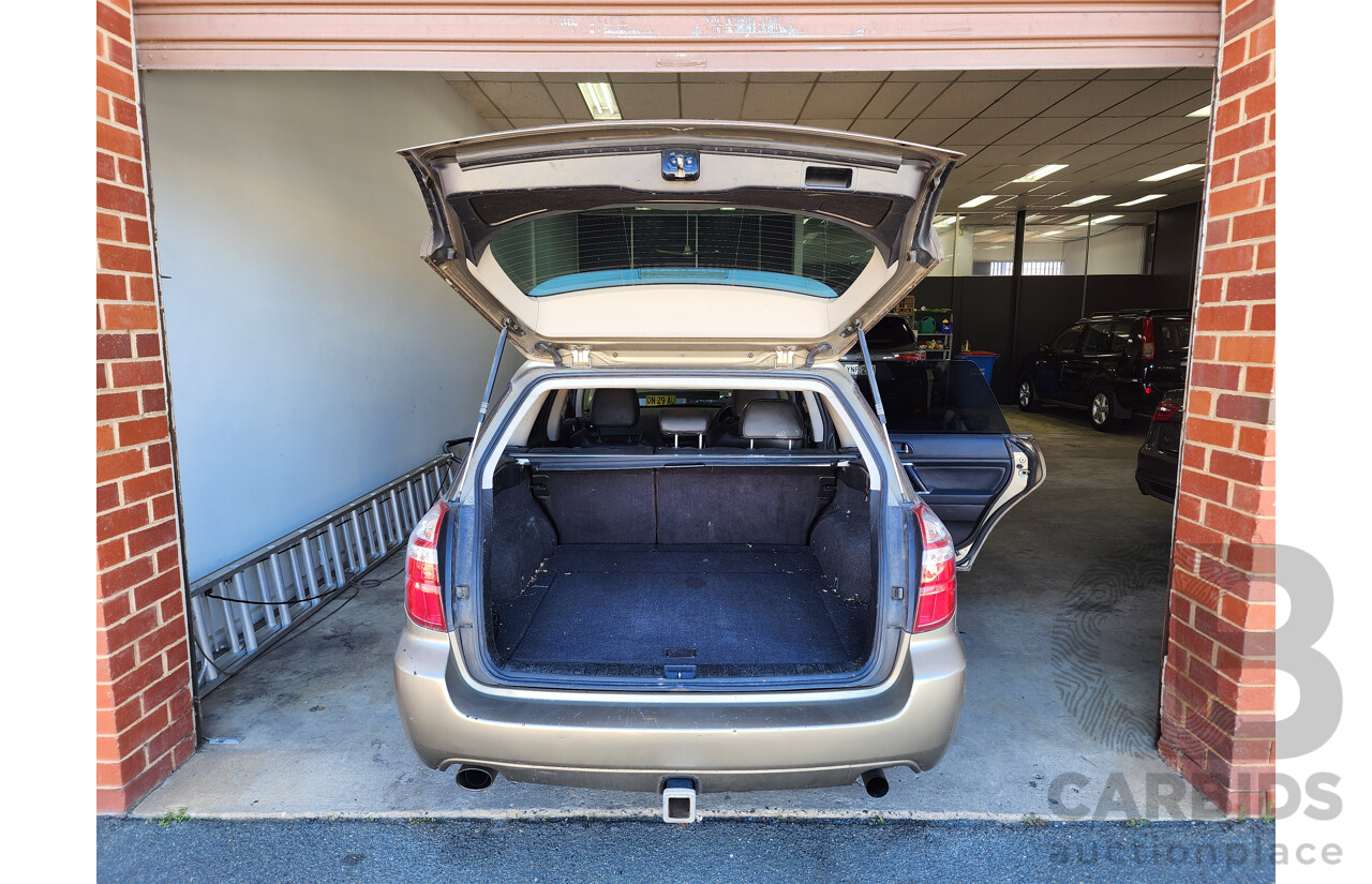 12/2007 Subaru Liberty 2.5i MY07 4d Wagon Gold 2.5L