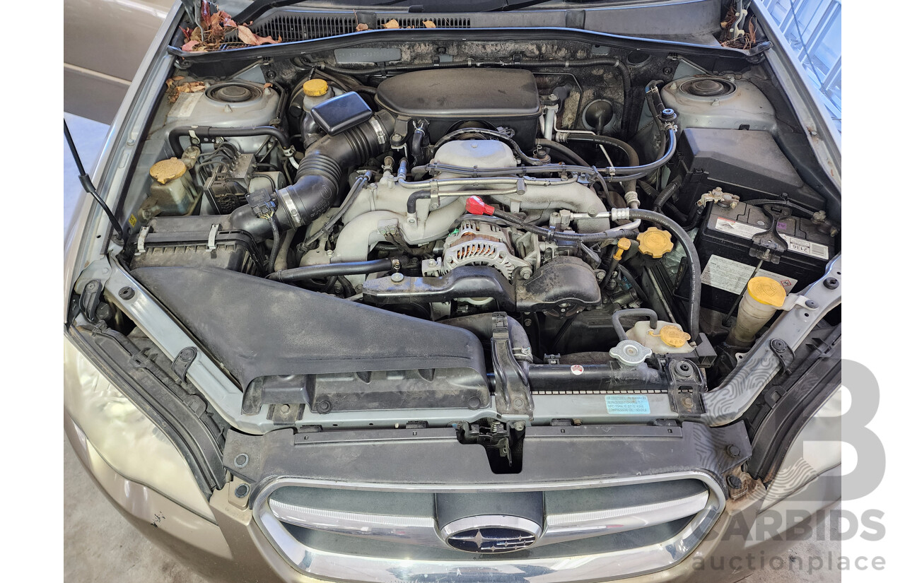 12/2007 Subaru Liberty 2.5i MY07 4d Wagon Gold 2.5L