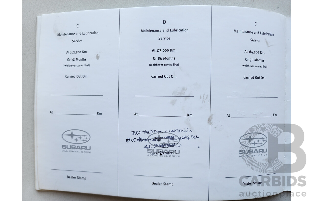 12/2007 Subaru Liberty 2.5i MY07 4d Wagon Gold 2.5L