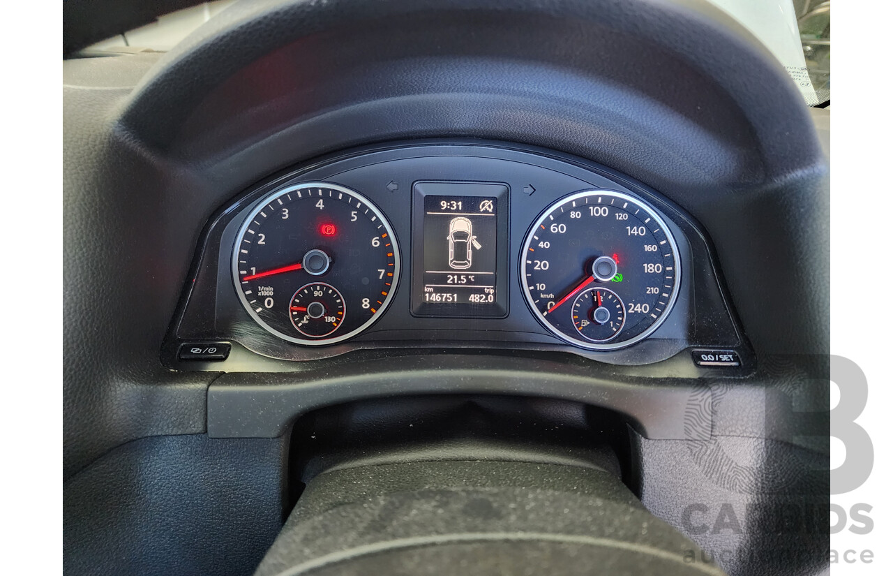 6/2015 Volkswagen Tiguan 118 TSI (4x2) 5NC MY15 4d Wagon White 1.4L