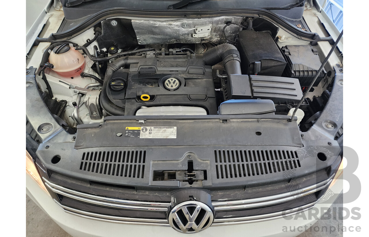 6/2015 Volkswagen Tiguan 118 TSI (4x2) 5NC MY15 4d Wagon White 1.4L