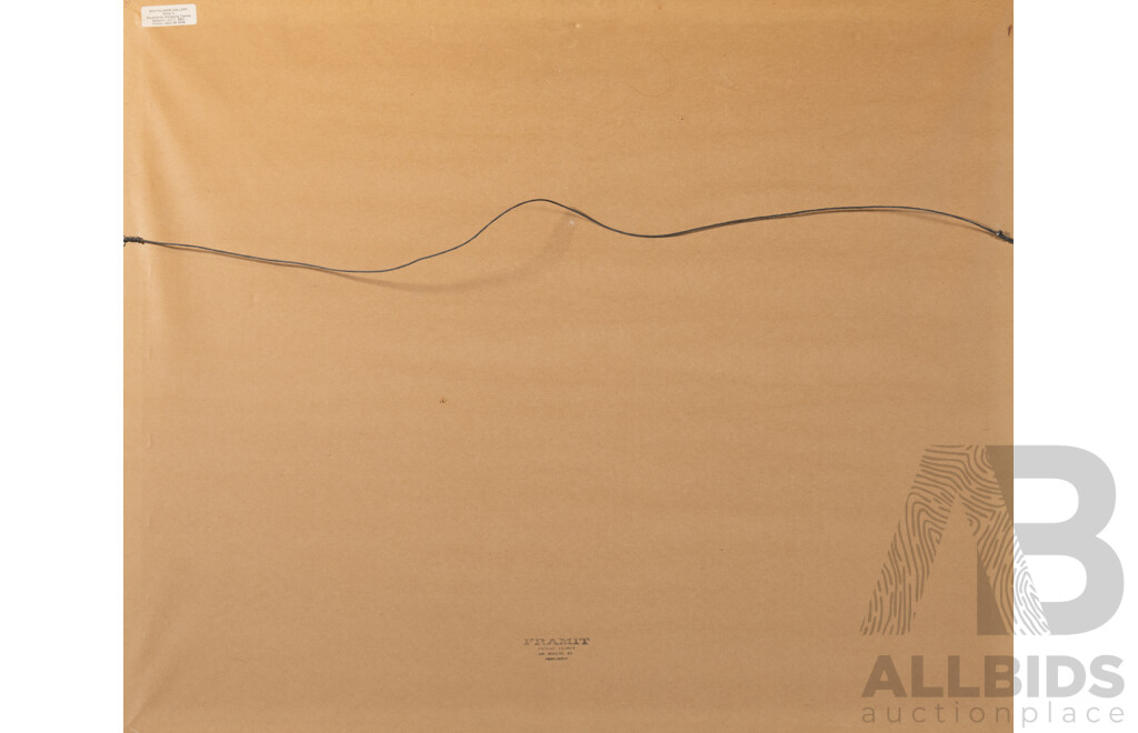 David Byard, (20th Century, Australian, 1943-), Children Reading, Wonderful Original Watercolour, 61 x 75 cm (frame)