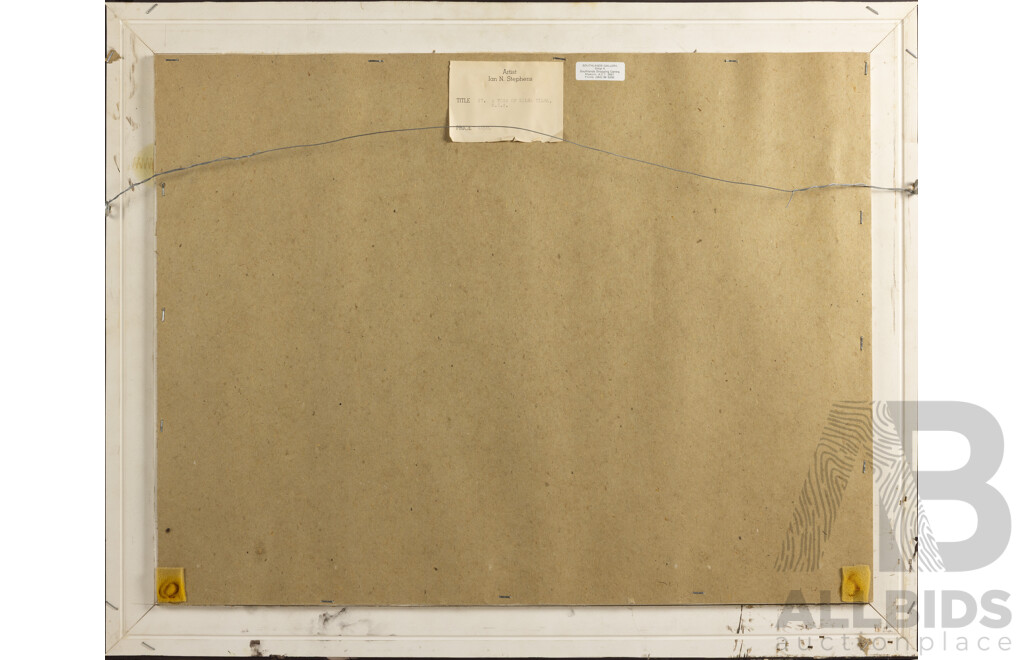 Ian N. Stephens, (20th Century, Australian), A View of Tilba Tilba, NSW, Original Vintage Oil on Canvas Board, 61 x 76 cm (frame)