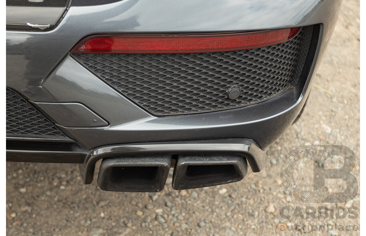 1/2013 Mercedes Benz ML63 AMG (4x4) W166 4d Wagon Tenorite Grey Metallic Twin Turbo V8 5.5L