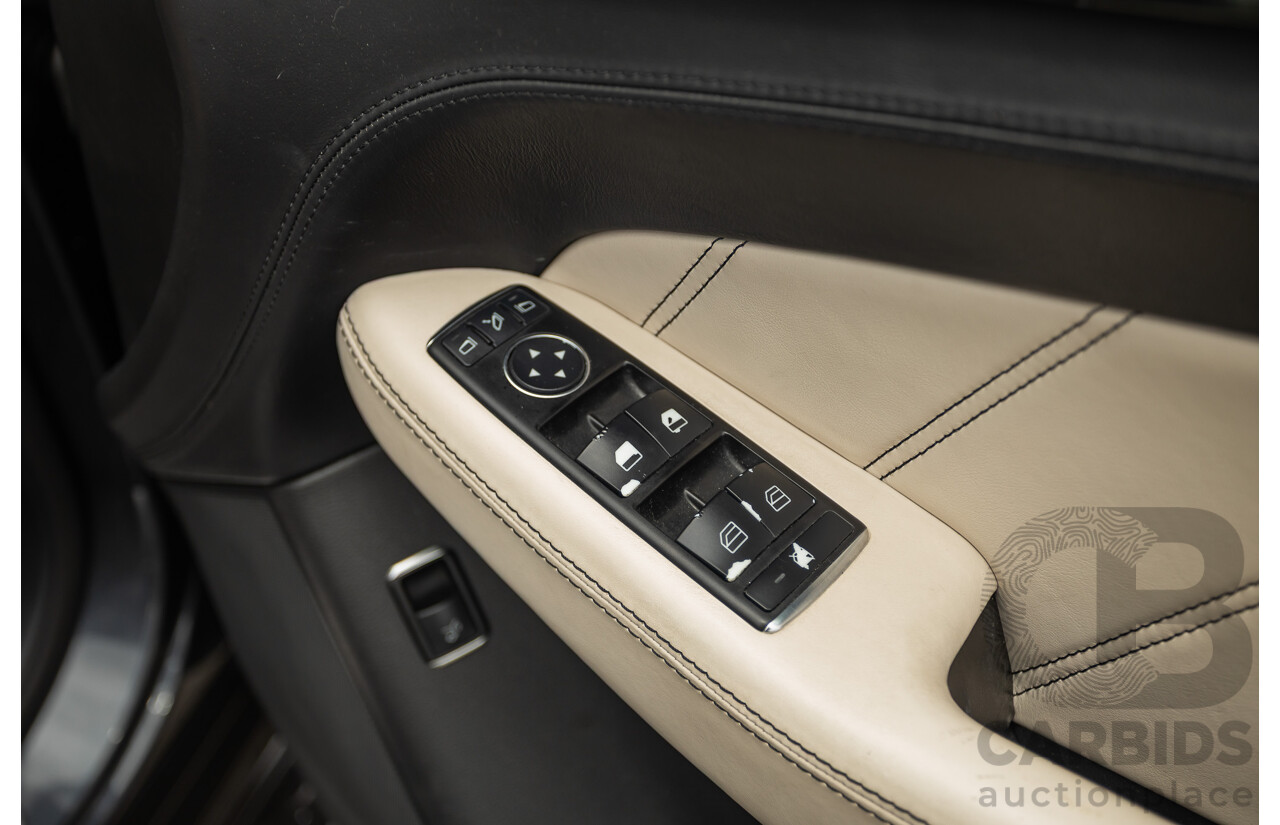 1/2013 Mercedes Benz ML63 AMG (4x4) W166 4d Wagon Tenorite Grey Metallic Twin Turbo V8 5.5L