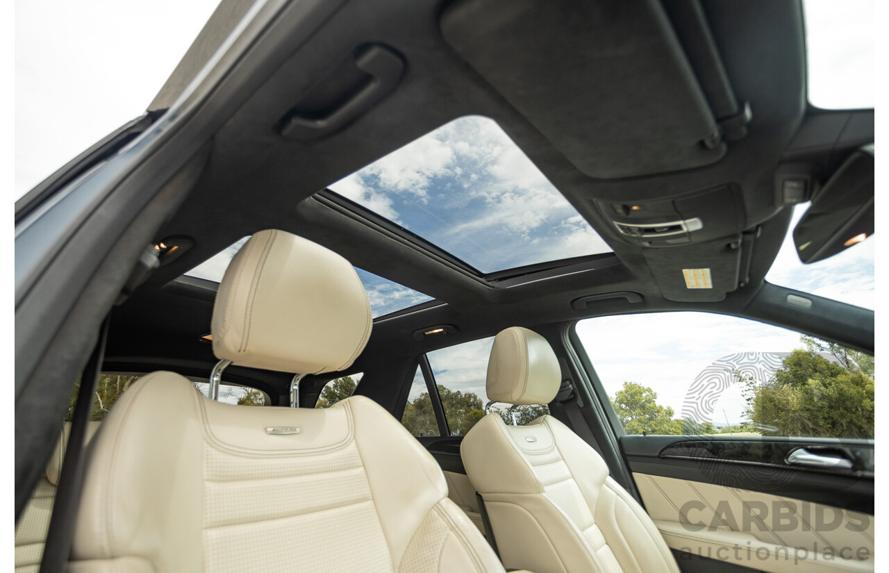 1/2013 Mercedes Benz ML63 AMG (4x4) W166 4d Wagon Tenorite Grey Metallic Twin Turbo V8 5.5L