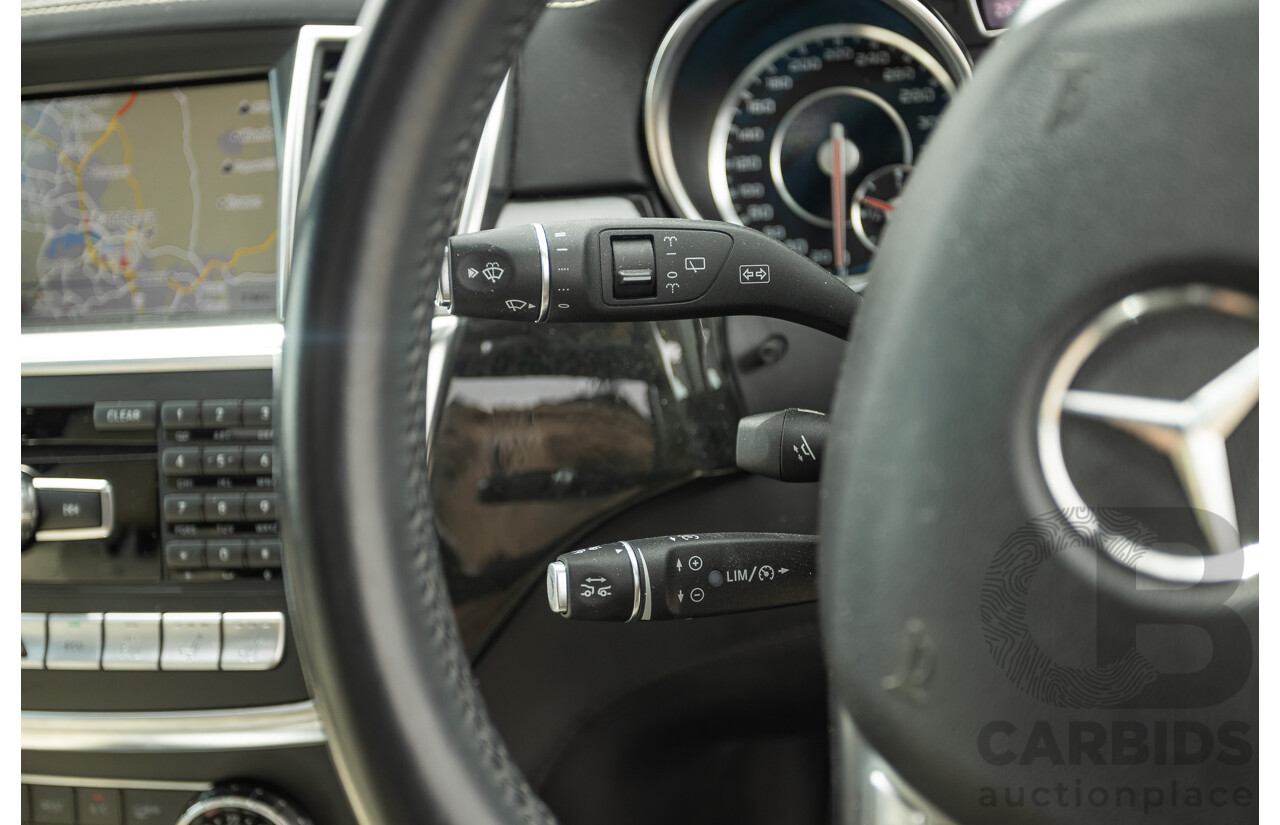 1/2013 Mercedes Benz ML63 AMG (4x4) W166 4d Wagon Tenorite Grey Metallic Twin Turbo V8 5.5L