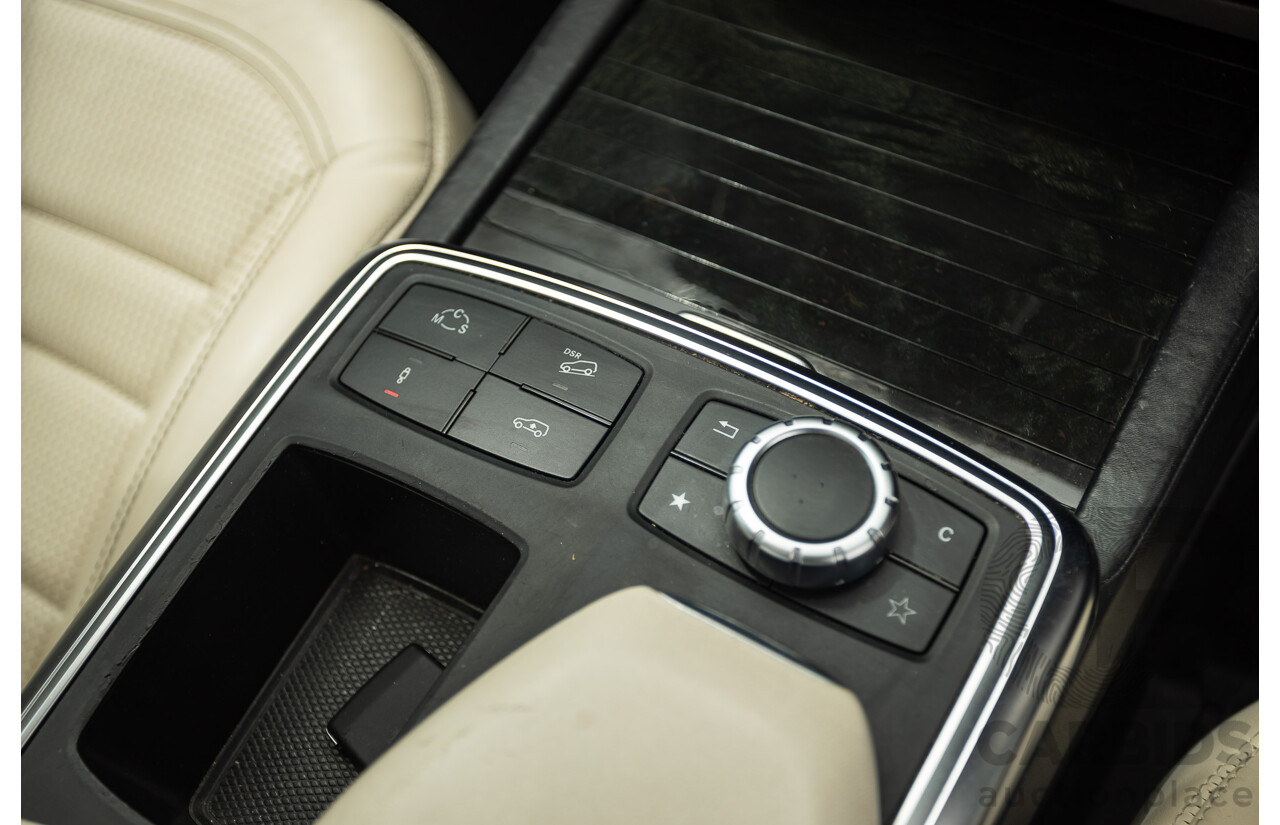 1/2013 Mercedes Benz ML63 AMG (4x4) W166 4d Wagon Tenorite Grey Metallic Twin Turbo V8 5.5L