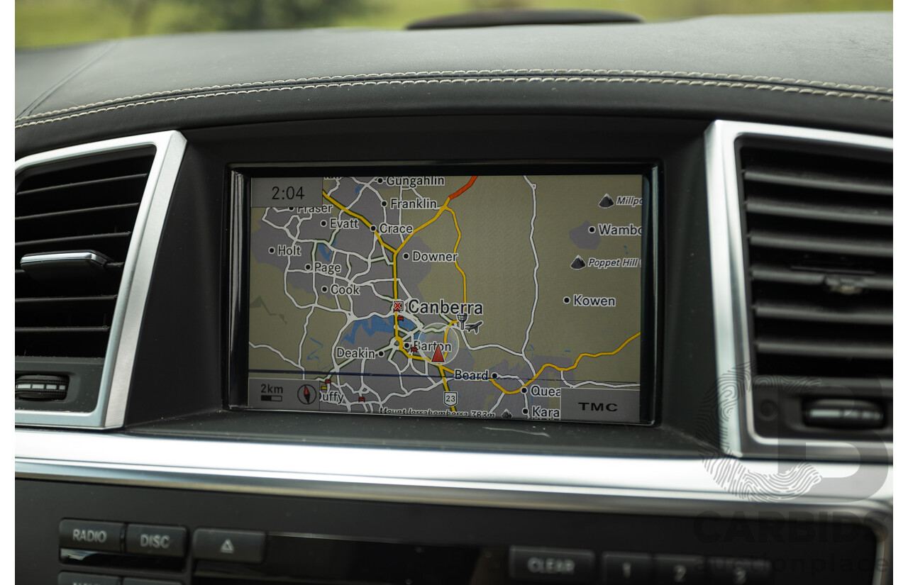 1/2013 Mercedes Benz ML63 AMG (4x4) W166 4d Wagon Tenorite Grey Metallic Twin Turbo V8 5.5L