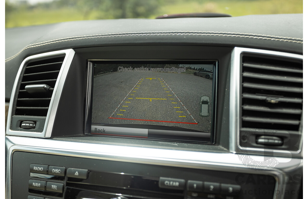 1/2013 Mercedes Benz ML63 AMG (4x4) W166 4d Wagon Tenorite Grey Metallic Twin Turbo V8 5.5L