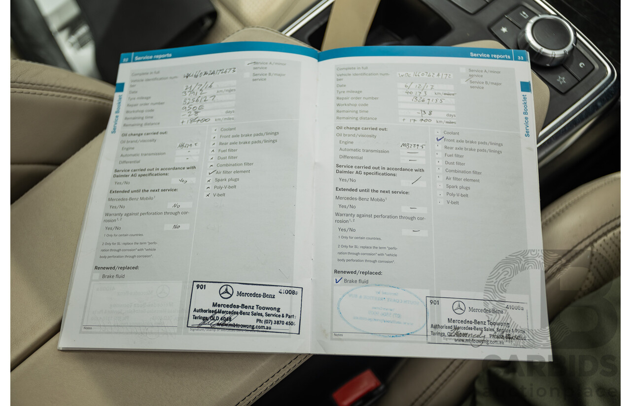 1/2013 Mercedes Benz ML63 AMG (4x4) W166 4d Wagon Tenorite Grey Metallic Twin Turbo V8 5.5L