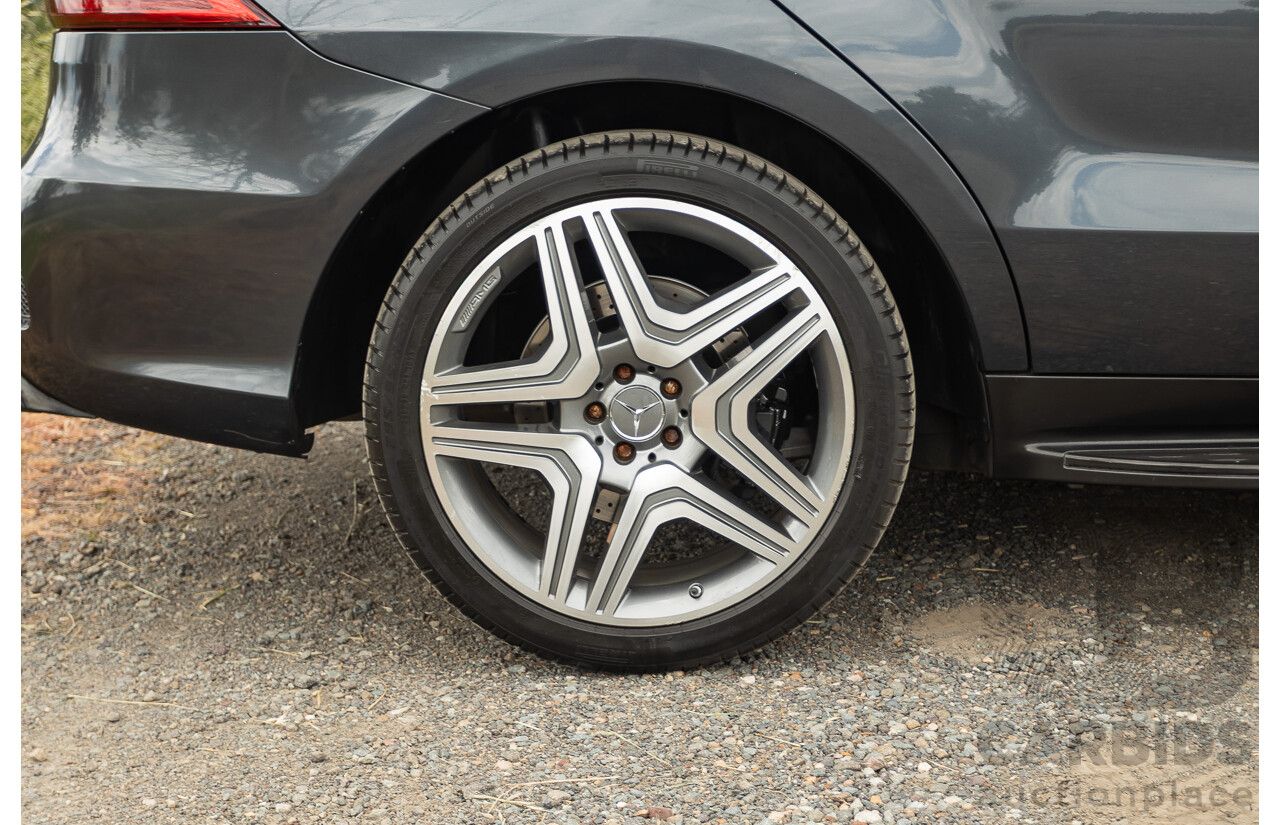 1/2013 Mercedes Benz ML63 AMG (4x4) W166 4d Wagon Tenorite Grey Metallic Twin Turbo V8 5.5L