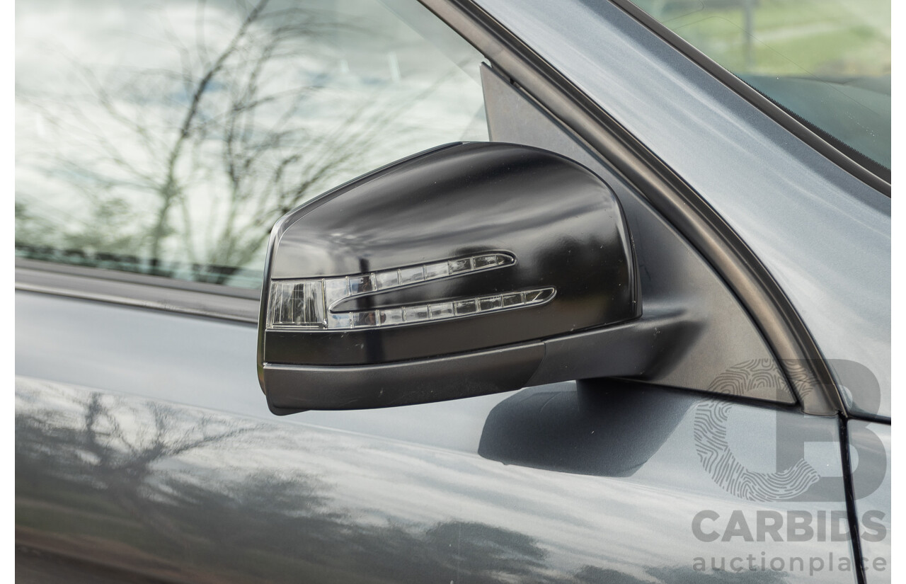 1/2013 Mercedes Benz ML63 AMG (4x4) W166 4d Wagon Tenorite Grey Metallic Twin Turbo V8 5.5L