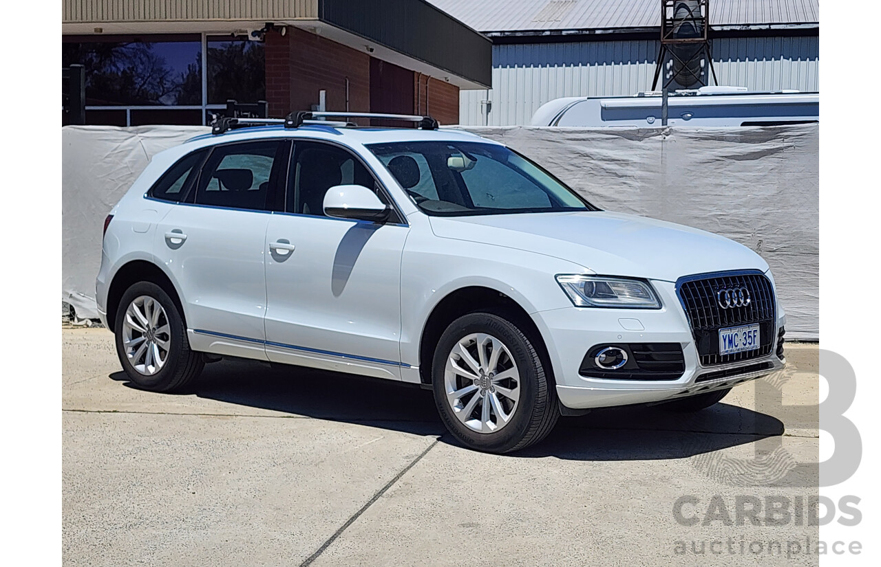 5/2013 Audi Q5 3.0 TDI Quattro 8R MY13 4d Wagon White 3.0L