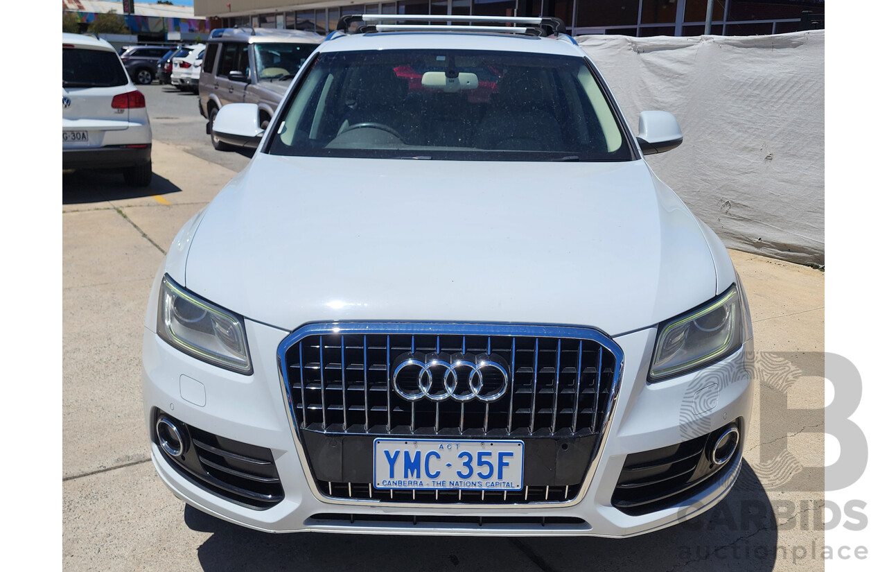 5/2013 Audi Q5 3.0 TDI Quattro 8R MY13 4d Wagon White 3.0L