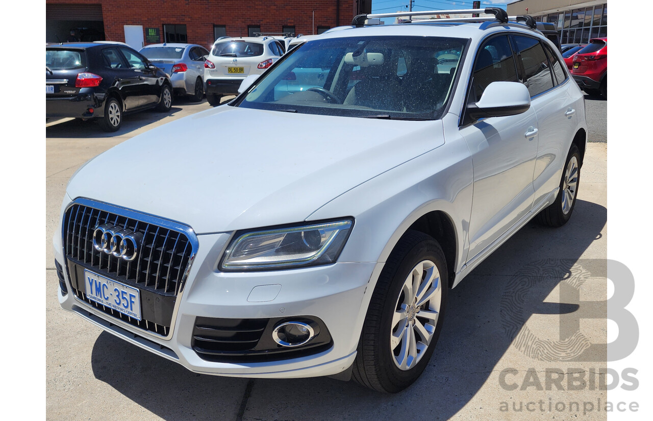 5/2013 Audi Q5 3.0 TDI Quattro 8R MY13 4d Wagon White 3.0L