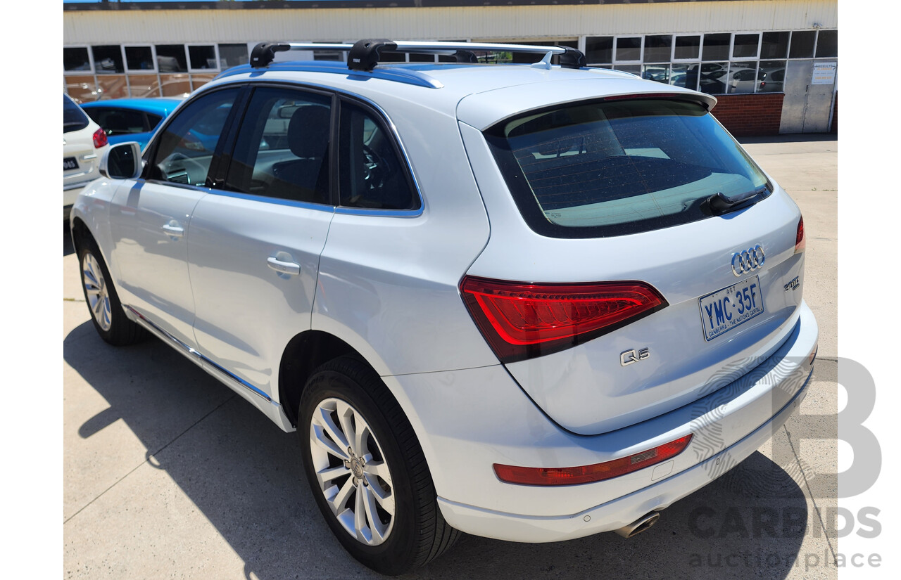 5/2013 Audi Q5 3.0 TDI Quattro 8R MY13 4d Wagon White 3.0L