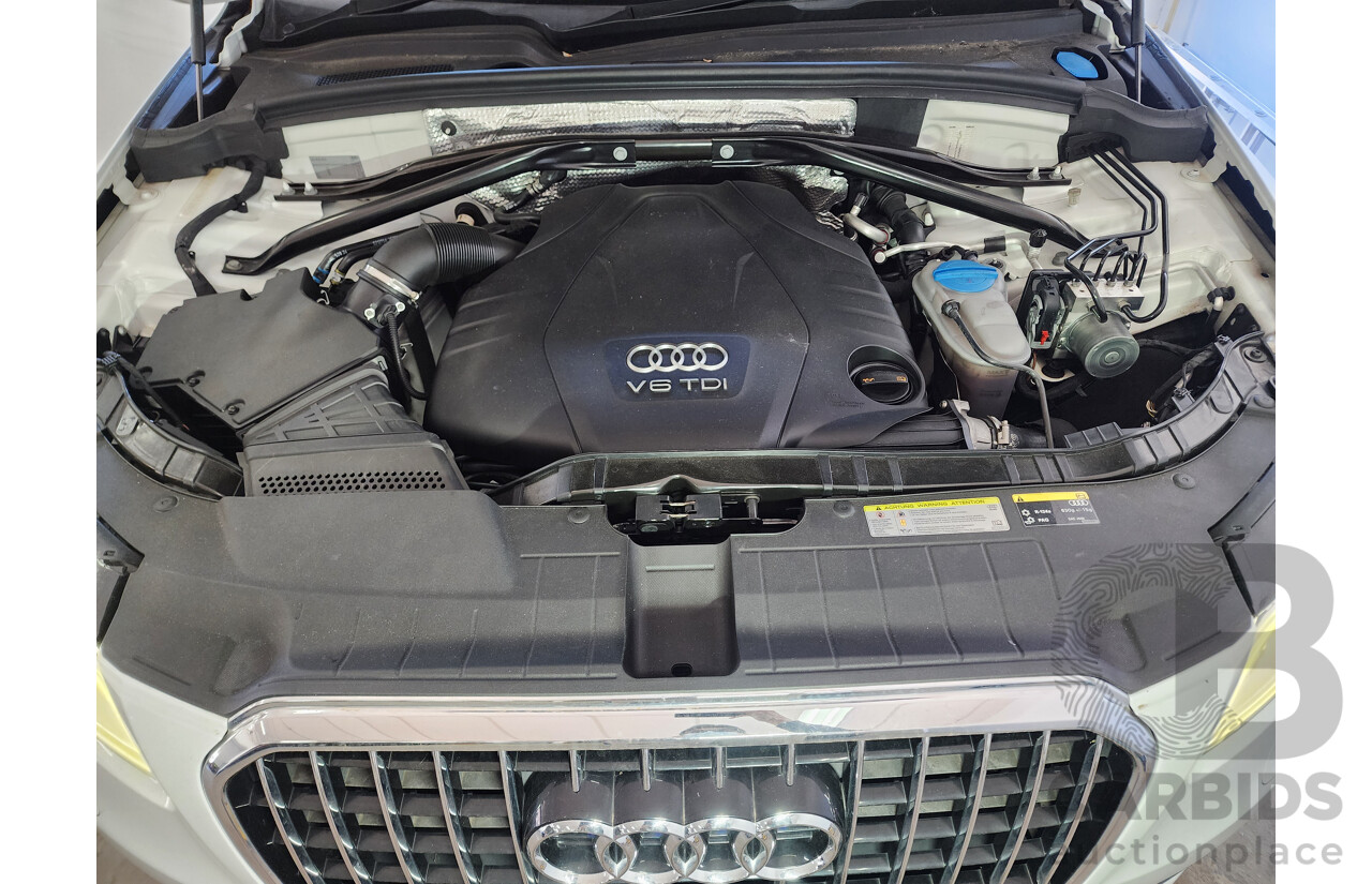 5/2013 Audi Q5 3.0 TDI Quattro 8R MY13 4d Wagon White 3.0L