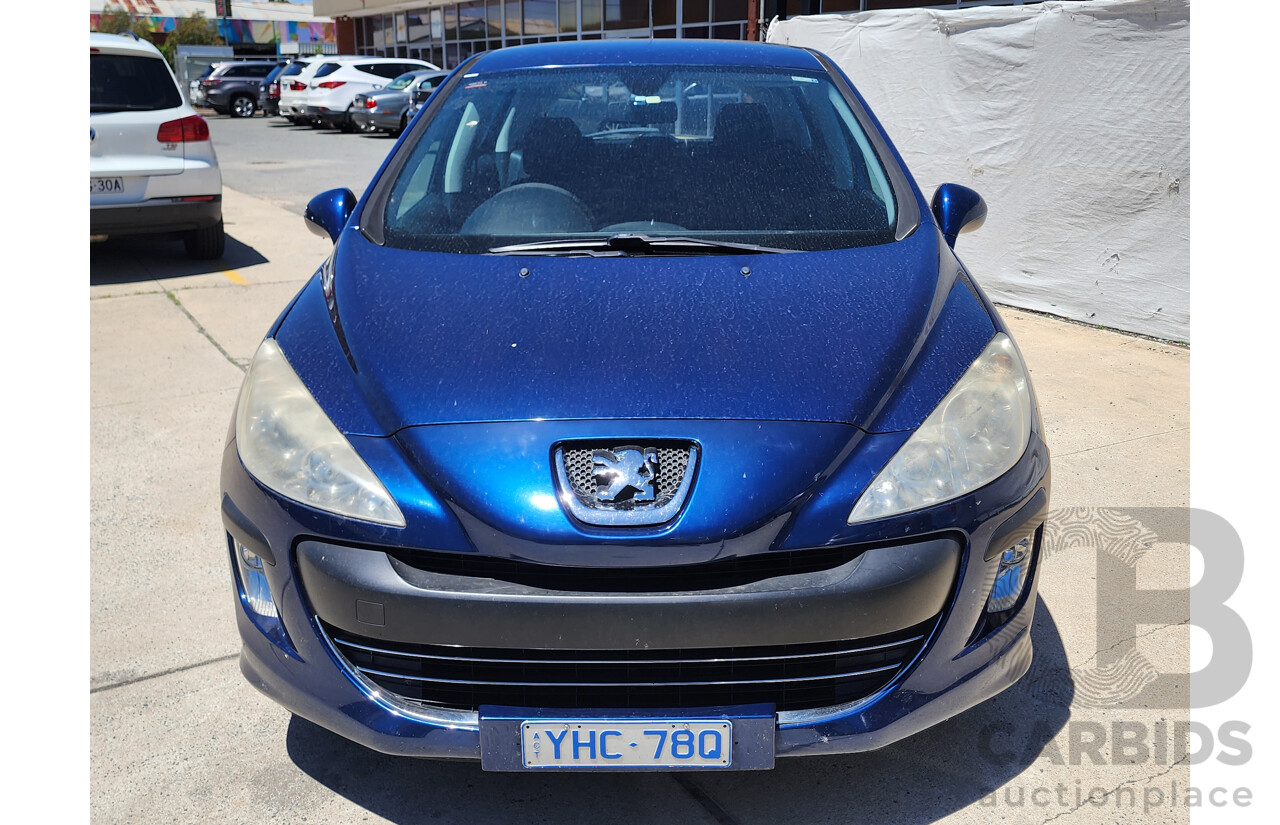 3/2009 Peugeot 308 XS 5d Hatchback Blue 1.6L